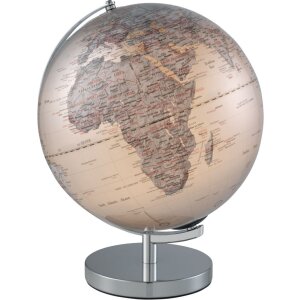 20ao709 Mascagni Globe 30 cm verlicht zilver