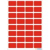 Multifunctionele etiketten rood 12x19 mm papier mat 160 st.