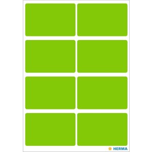 Multifunctionele etiketten groen 26x40 mm papier mat 40 st.