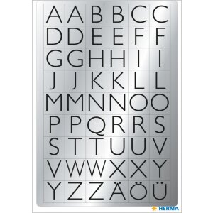 vario letters zwart a-z