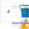 Mapetiketten a4 wit 192x61 mm papier mat ondoorzichtig 400 st.