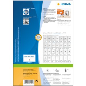 Etiketten Premium a4, wit 70x42 mm papier mat 2100 st.