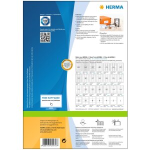 Etiketten Premium a4, wit 105x74 mm papier mat 800 st.