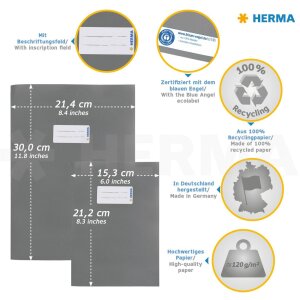 Herma Papieren notitieblokbeschermer a4 in oranje