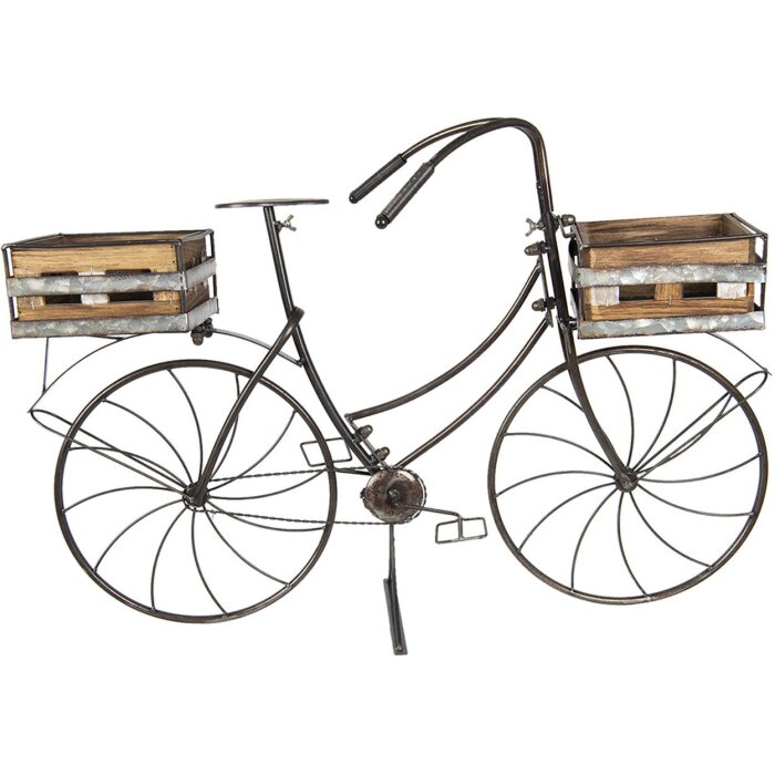 Plantenhouder Fiets 5Y0546 bruin 85x30x58 cm