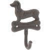 Muurhaak Hond 6y3044 bruin 10x4x15 cm