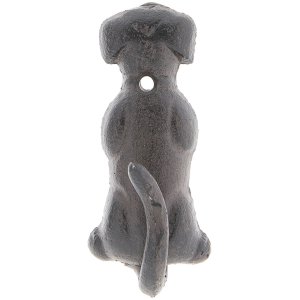 Muurhaak Hond 6y3046 bruin 5x4x10 cm