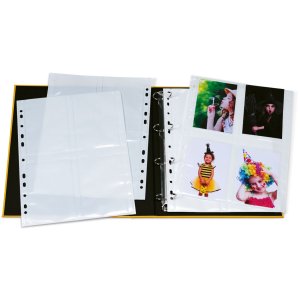 Bulkpak Fotofaanhoezen 9x13 cm staand wit 250 stuks