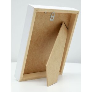 s223k1 Houten lijst in wit met passe-partout 40x60 cm