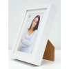 s223k1 Houten lijst in wit met passe-partout 40x60 cm