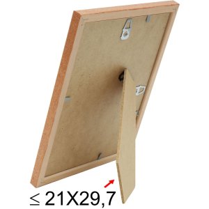 s236h2 Houten lijst in bruin 40x50 cm