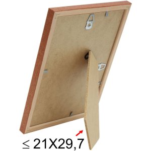 s236h3 Houten lijst in donkerbruin 15x20 cm