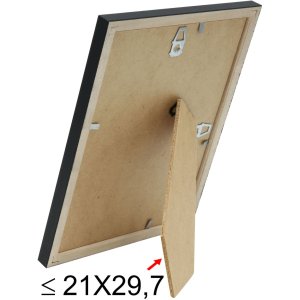 s236k2 Houten lijst in zwart 10x15 cm