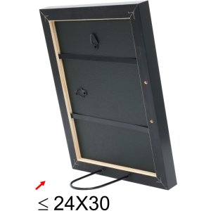 s40je2 Houten lijst in zilverkleur met donkergrijze tinten 30x45 cm