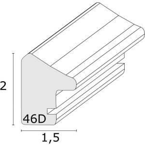 s46dd1 Fotolijst in zilver met zilveren rand 10x15 cm