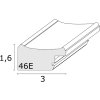 Deknudt s46ed1 Houten lijst zilver 13x18 cm