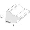 s46gd7 lijst in grijs gecombineerd met zilverkleur 13x18 cm