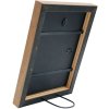 s46jh2 Houten lijst in zwart met houtkleurige rand 13x18 cm