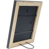 s46kf2 Houten lijst in zwart met parelbies 13x13 cm