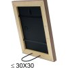 s46kf3 Houten lijst in beige met parelbies 15x15 cm