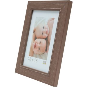 s46kf3 Houten lijst in beige met parelbies 20x25 cm