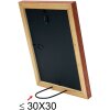 s46mf3 Bruine houten lijst in verweerde afwerking 15x15 cm