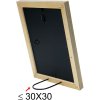 s46mf8 Groene houten lijst in verweerde afwerking 15x20 cm