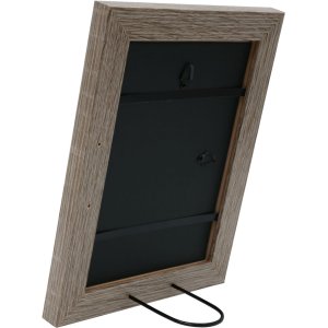 s49bh3 Fotolijst in Grijs Houten Kleur 15x15 cm