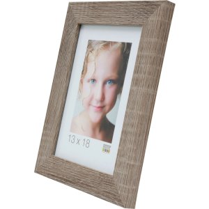 s49bh3 Fotolijst in grijze houten kleur 20x28 cm