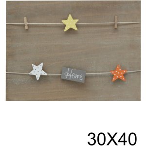 s67tt2 Houten wand met wasknijpers 50x50 cm