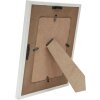 s67tw1 Lijst in wit met houten montuur 10x15 cm