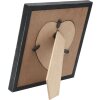 s67tw2 Lijst in zwart met houten montuur met hartvormige uitsparing 10x10 cm