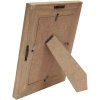 s67tx2 Smalle lijst in zwart met houten montuur 13x18 cm