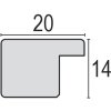 m57 Basic houten lijst 30x45 cm wit