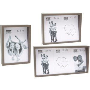 s68qk9 Fotolijst 10x15 cm tot 15x20 cm taupe