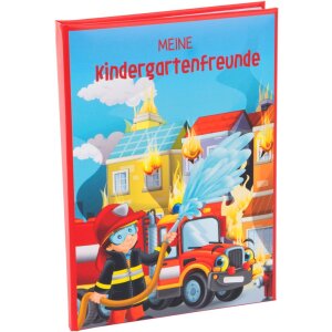 Vriendenboek Brandweervrienden 15x21 cm Kleuterschool