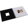 Spiraal album Khari zwart mat wit paginas 33x33 cm