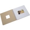 Spiraal Album Khari taupe metallic wit paginas 33x33 cm