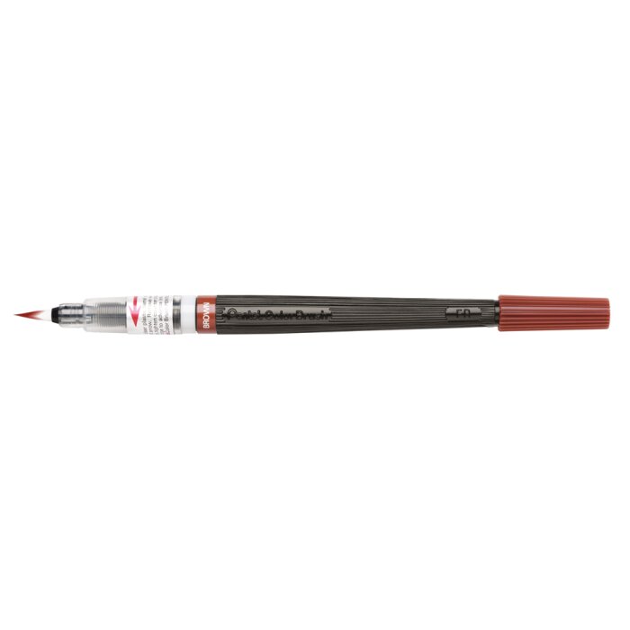 bruine penseelstift aquarelverf