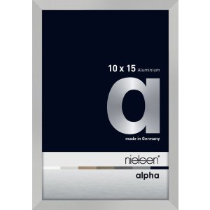 Nielsen Aluminium fotolijst Alpha 10x15 cm zilver mat