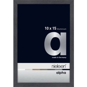 Nielsen Aluminium fotolijst Alpha 10x15 cm grijs