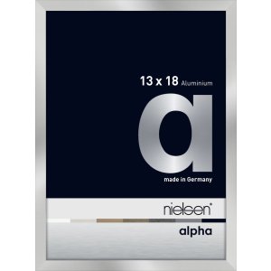 Nielsen Aluminium fotolijst Alpha 13x18 cm zilver