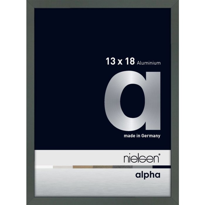 Nielsen Aluminium fotolijst Alpha 13x18 cm platina