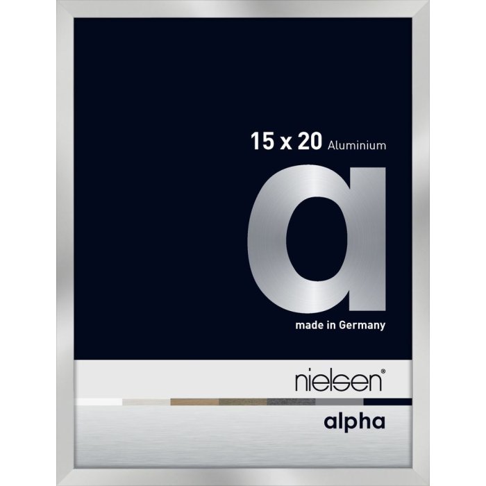 Nielsen Aluminium fotolijst Alpha 15x20 cm zilver