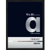 Nielsen Aluminium fotolijst Alpha 15x20 cm geanodiseerd zwart mat