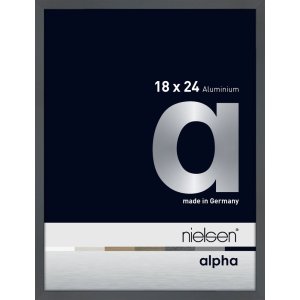 Nielsen Aluminium fotolijst Alpha 18x24 cm donkergrijs...