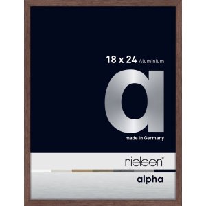 Nielsen Aluminium Fotolijst Alpha 18x24 cm wengé...