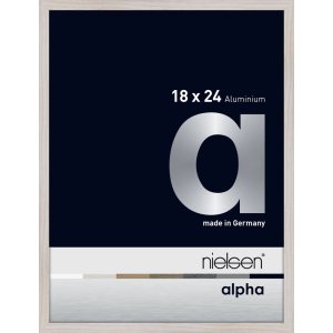 Nielsen Aluminium Fotolijst Alpha 18x24 cm eiken wit