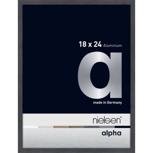 Nielsen Aluminium fotolijst Alpha 18x24 cm grijs