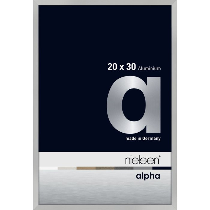 Nielsen Aluminium fotolijst Alpha 20x30 cm zilver mat